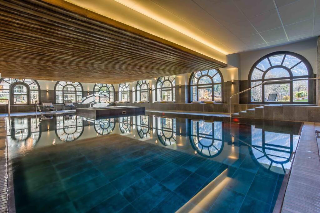 Modern 2Br 5* Pool Gym Spa Garage Mont-Blanc View Chamonix Exterior foto