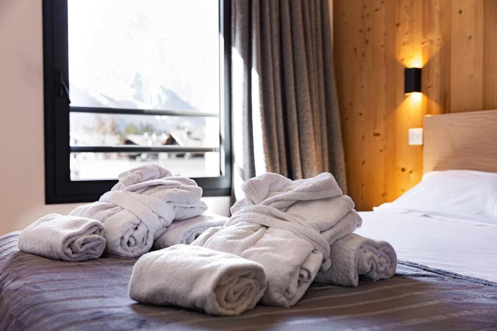 Modern 2Br 5* Pool Gym Spa Garage Mont-Blanc View Chamonix Exterior foto